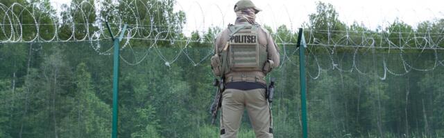 Не пропущенные в Литву нелегалы закидали пограничников камнями