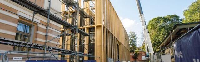 В новом учебном здании столичной Реальной школы прошел праздник стропил