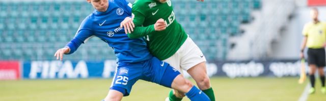 Таллиннская "Флора" обыграла нарвский "Транс" и завоевала Кубок Эстонии по футболу