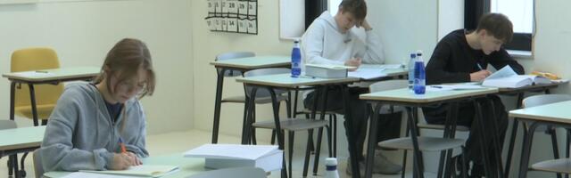 В Нарве гимназисты сдавали госэкзамен по эстонскому языку как родному