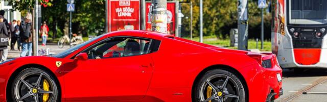 В декабре в Эстонии было зарегистрировано столько же новых Ferrari, сколько Nissan, Mazda, Opel и Tesla вместе взятых