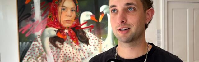 Работающий в США художник Рийво Круук переносит эстонские мотивы на огромные стены