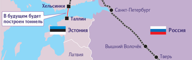Новый маршрут: из Москвы до Хельсинки на поезде и через туннель — в Таллин на такси