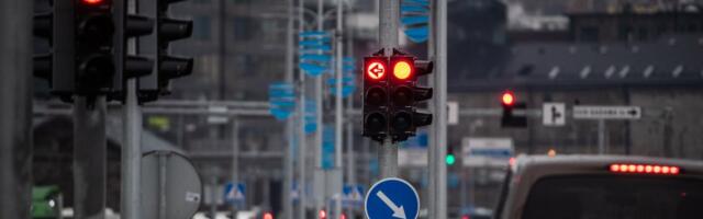 Таллинн начал тестирование системы по управлению светофорами и созданию „зеленых волн"