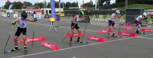 Россиянка Непряева и латыш Вигантс выиграли спринт на этапе Кубка мира по лыжероллерам