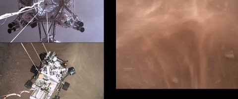ВИДЕО | NASA опубликовало видео посадки ровера Perseverance на Марс
