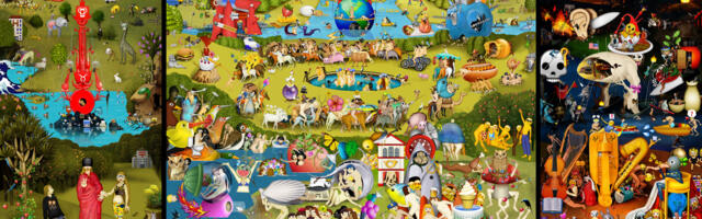 “Сад эмодзи-наслаждений” как символ перехода от божественного к виртуальному