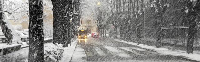 В четверг в Латвии ожидаются снег и ледяной дождь