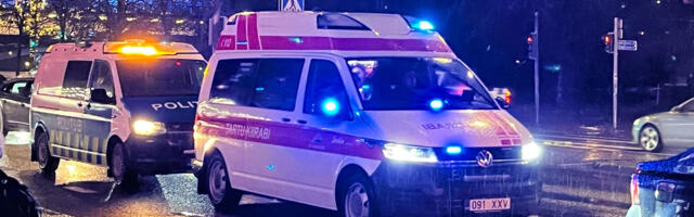 ДТП в Тарту: мопед столкнулся с легковым автомобилем