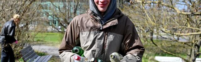 От шприца у куста до урн в пруду: в Таллинне состоялась демо-толока «Сделаем!»