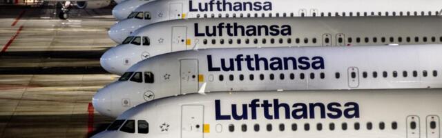 «Lufthansa» pilotu streika dēļ Vācijā atcelti simtiem avioreisu