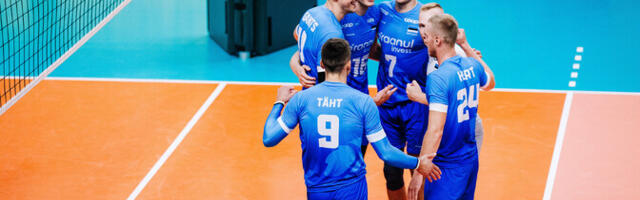 Сборная Эстонии по волейболу сыграла вничью во втором контрольном матче с Бельгией