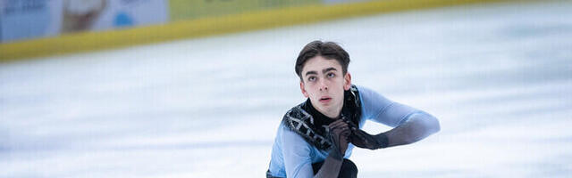 Молодежный чемпионат Эстонии по фигурному катанию снова выиграли Элина Гойдина и Арлет Леванди