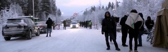 В Финляндии более 160 машин участвовали в автопробеге с требованием открыть восточную границу