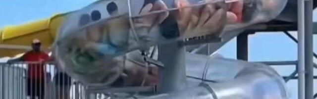 Правдиво ли это видео о „пробке“ в китайском аквапарке?