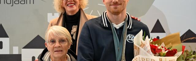 Обладатель трёх золотых медалей Сурдлимпиады Танель Виснап вернулся в Эстонию