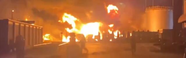 1482-й день войны: в Краснодарском крае в результате атаки беспилотника загорелась нефтебаза