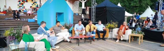 ФОТО | Лидеры парламентских партий на Фестивале мнений: как сделать жизнь в Эстонии лучше?