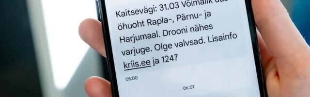 ВИДЕО | Проблемы с системой оповещения: сигналы пришли по всей Эстонии, но абонентам с иностранной SIM-картой они не поступили