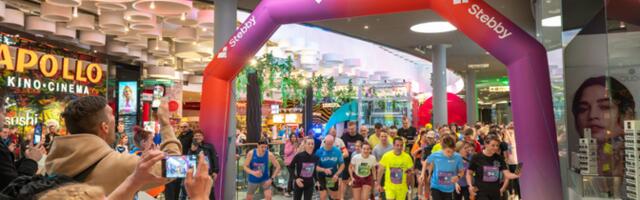 Забег по торговому центру "Юлемисте" выиграл Марго Пихлак