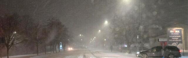 Из-за метели Транспортный департамент рекомендует не садиться за руль 10 января