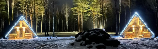 Отдых в Эстонии: домики-близнецы для уикенда в тишине