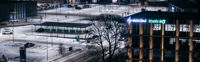 Enefit откроет первый в Эстонии центр зарядки электромобилей под крышей