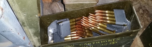 Солдата срочной службы поймали на попытке вынести боеприпасы