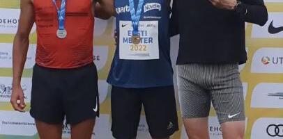 Денис Шалкаускас завоевал бронзу на чемпионате Эстонии по бегу