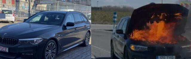 Купленный в Литве BMW сгорел прямо на трассе. Скрытая опасность возгорания привела стороны в суд