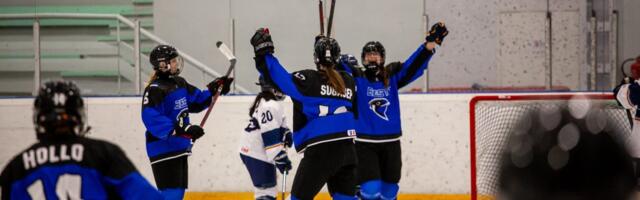 Женская сборная Эстонии по хоккею разгромила Сингапур и выиграла домашний ЧМ!