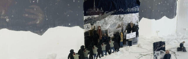 ФОТО: в Теллискиви открылась выставка по мотивам анимационного фильма "В марте была зима"