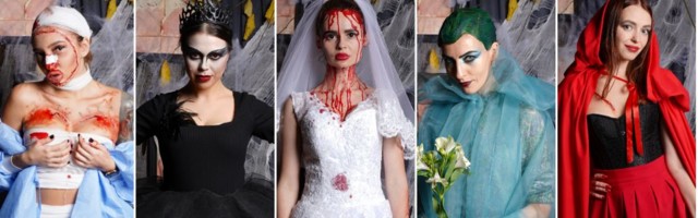 ФОТО: в замке Глена прошел очередной #БАБИЙВЕЧЕР — все гостьи пришли в страшных костюмах