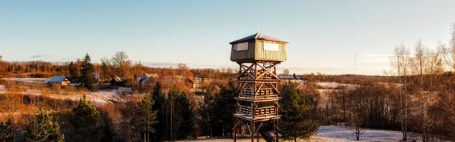 Ночёвка на высоте: в Эстонии можно снять башню посреди леса с видом на рассветы и туман