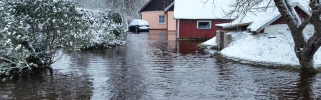 Уровень воды в вышедшей из берегов реке Рейу стал снижаться