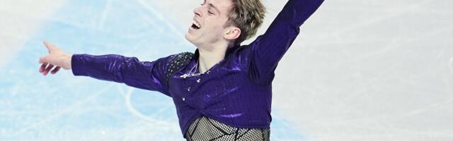 Александр Селевко установил личный рекорд и стал третьим в короткой программе ЧМ