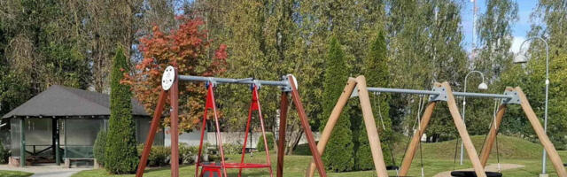 У школы Маарья в Тарту откроется обновлённая детская площадка