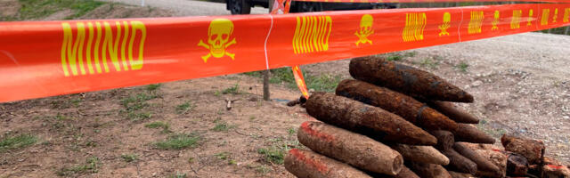 На Сааремаа обнаружено 1576 взрывоопасных снарядов