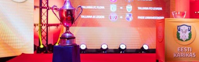 Футбол: «Нарва Транс» в 1/4 финала Кубка Эстонии сыграет с «Таммека»