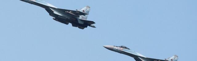 Российский Су-35 перехватил самолет Польши над Черным морем