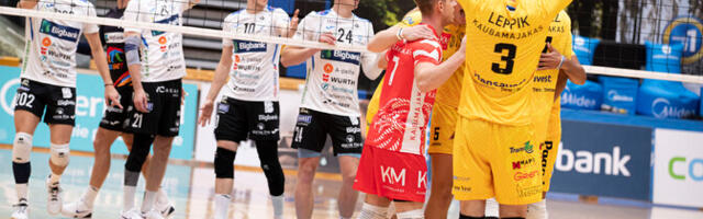 "Пярну" сравнял счет с "Бигбанк" в финальной серии чемпионата Эстонии по волейболу
