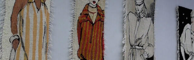 Художница по текстилю Айли Юнг перенесла на ткань иллюстрации из старых журналов