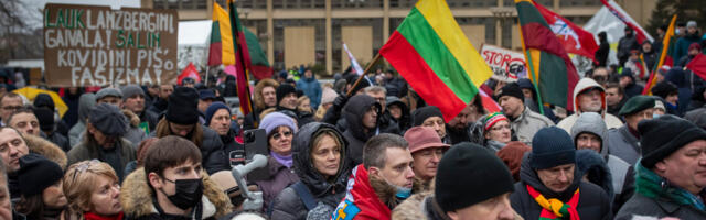 В Литве освистали руководителей государства, не дав им выступить на церемонии Дня защитников свободы