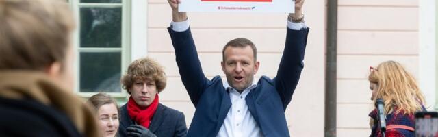 ФОТО | Социал-демократы протестовали против высоких цен на продукты питания  