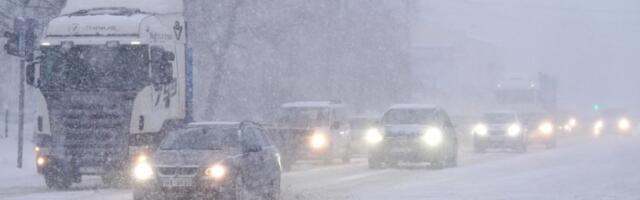 30 декабря местами в Курземе и Земгале ожидается сильный снегопад