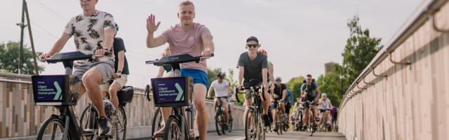 Тарту предлагает размещать рекламу на велосипедах