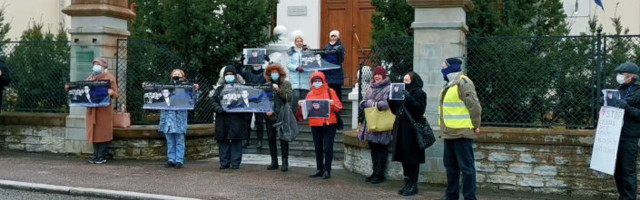 В защиту правозащитника: в Таллине прошел пикет за свободу Середенко - видео