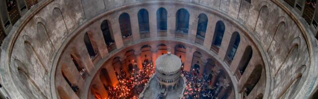 В Иерусалиме сошел Благодатный Огонь