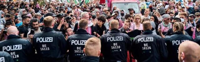 В Берлине полиция разогнала пропалестинский ЛГБТ-парад