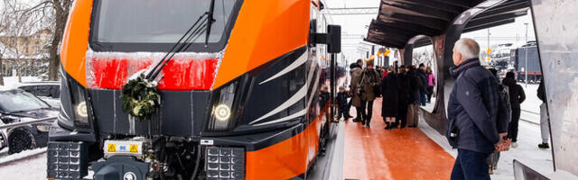 Компания Elron открыла железнодорожную линию Таллинн-Тапа